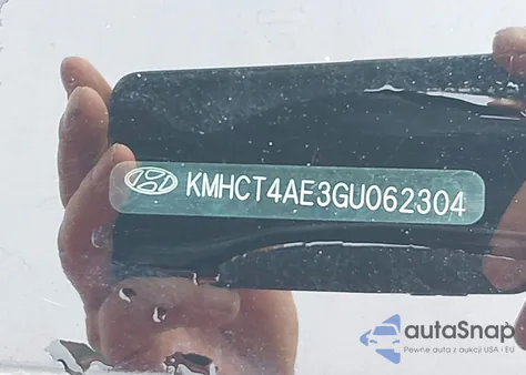 2016 Hyundai Accent Se z USA, uszkodzony, nr VIN KMHCT4AE3GU062304